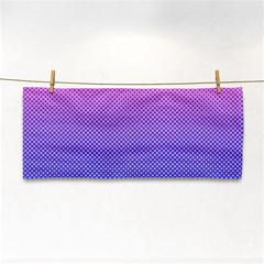 Dot Background Pattern Halftone Hand Towel by Bajindul