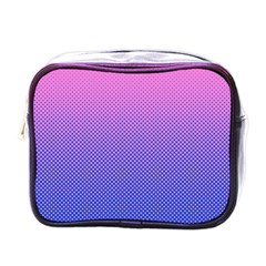 Dot Background Pattern Halftone Mini Toiletries Bag (one Side) by Bajindul