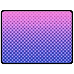 Dot Background Pattern Halftone Fleece Blanket (large)  by Bajindul