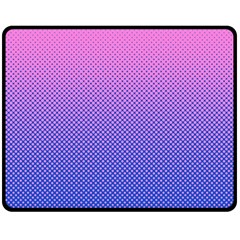 Dot Background Pattern Halftone Fleece Blanket (medium)  by Bajindul