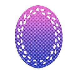 Dot Background Pattern Halftone Ornament (oval Filigree) by Bajindul