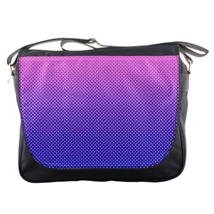 Dot Background Pattern Halftone Messenger Bag by Bajindul