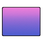 Dot Background Pattern Halftone Double Sided Fleece Blanket (Small)  45 x34  Blanket Front