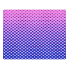 Dot Background Pattern Halftone Double Sided Flano Blanket (large)  by Bajindul