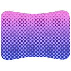 Dot Background Pattern Halftone Velour Seat Head Rest Cushion by Bajindul