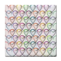 Valentine Hearts Tile Coaster