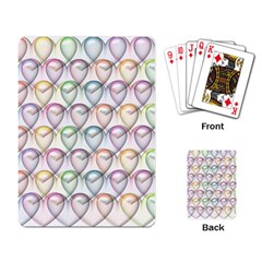 Valentine Hearts Playing Cards Single Design (rectangle)