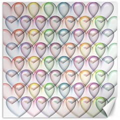 Valentine Hearts Canvas 20  x 20 