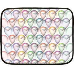 Valentine Hearts Double Sided Fleece Blanket (mini) 