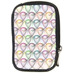 Valentine Hearts Compact Camera Leather Case