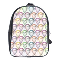 Valentine Hearts School Bag (Large)