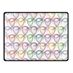 Valentine Hearts Fleece Blanket (small)