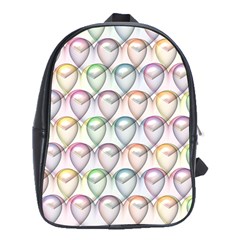 Valentine Hearts School Bag (XL)