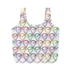 Valentine Hearts Full Print Recycle Bag (M)