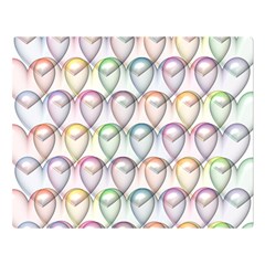 Valentine Hearts Double Sided Flano Blanket (large) 