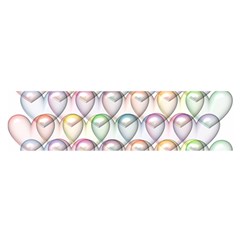 Valentine Hearts Satin Scarf (oblong)