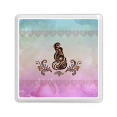 Abstract Decorative Floral Design, Mandala Memory Card Reader (square) by FantasyWorld7