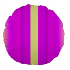 Colors And More Wonderful Colors Large 18  Premium Round Cushions