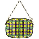 Plaid 3 Chain Purse (One Side) Front