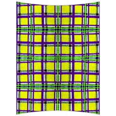 Plaid 3 Back Support Cushion by ArtworkByPatrick