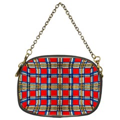 Plaid 4 Chain Purse (one Side) by ArtworkByPatrick