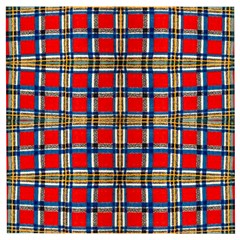 Plaid 4 Wooden Puzzle Square