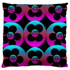 The Most Wonderful Flowers On The Festive Festivale Large Cushion Case (two Sides) by pepitasart