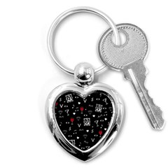 Party Pattern Key Chain (heart) by Valentinaart