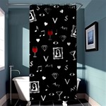 Party pattern Shower Curtain 36  x 72  (Stall)  Curtain(36 X72 ) - 33.26 x66.24  Curtain(36 X72 )