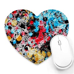 Paint Me Down 4 Heart Mousepads