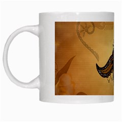 Abstract Decorative Design, Mandala White Mugs