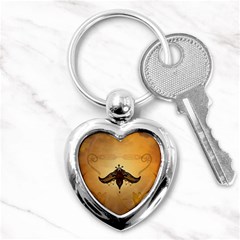 Abstract Decorative Design, Mandala Key Chain (Heart)