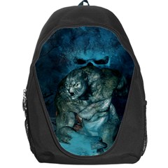 Aweome Troll With Skulls In The Night Backpack Bag by FantasyWorld7