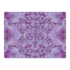 Baroque Fantasy Flowers Ornate Festive Double Sided Flano Blanket (mini)  by pepitasart