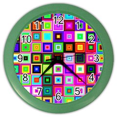 Ml 217 Color Wall Clock by ArtworkByPatrick