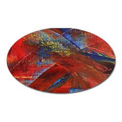 Electric Guitar Oval Magnet by WILLBIRDWELL