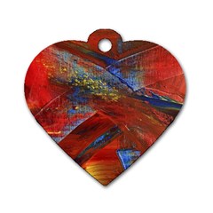 ELECTRIC GUITAR Dog Tag Heart (Two Sides)