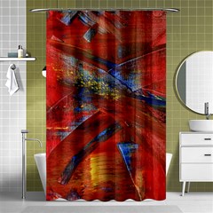 Electric Guitar Shower Curtain 48  X 72  (small)  by WILLBIRDWELL