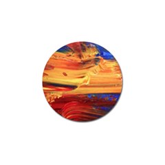 Rainbow Waves Golf Ball Marker (10 Pack) by WILLBIRDWELL