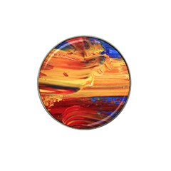 Rainbow Waves Hat Clip Ball Marker by WILLBIRDWELL