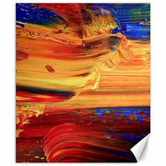 Rainbow Waves Canvas 8  X 10  by WILLBIRDWELL