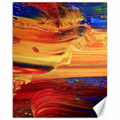 Rainbow Waves Canvas 16  X 20  by WILLBIRDWELL