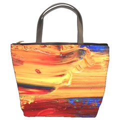 Rainbow Waves Bucket Bag by WILLBIRDWELL