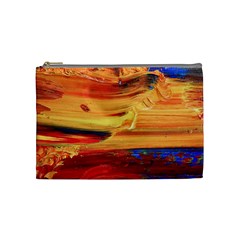 Rainbow Waves Cosmetic Bag (medium) by WILLBIRDWELL