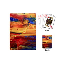 Rainbow Waves Playing Cards Single Design (mini) by WILLBIRDWELL