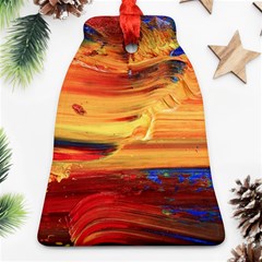 Rainbow Waves Ornament (bell)