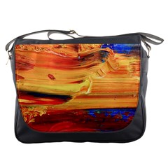 Rainbow Waves Messenger Bag by WILLBIRDWELL