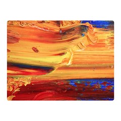 Rainbow Waves Double Sided Flano Blanket (mini)  by WILLBIRDWELL