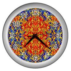 Ml 196 Wall Clock (silver) by ArtworkByPatrick