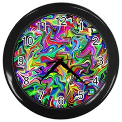 Ml 198 Wall Clock (black) by ArtworkByPatrick